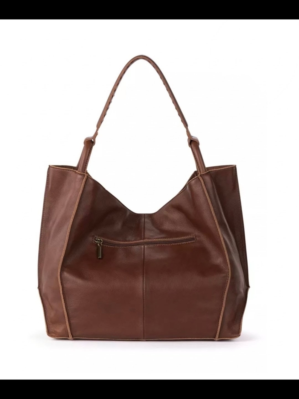 The Sak Los Feliz Large Leather Tote Whiskey Leather - Picture 2 of 8